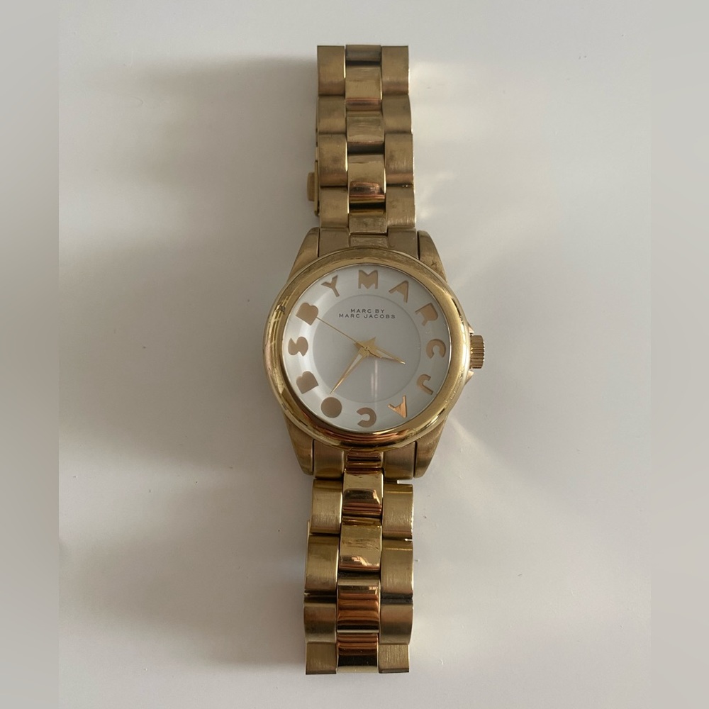 Gold Marc Jacobs Watch